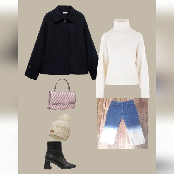 Anne Klein White and Blue Ombre Pants Size 11 - Picture 6 of 7